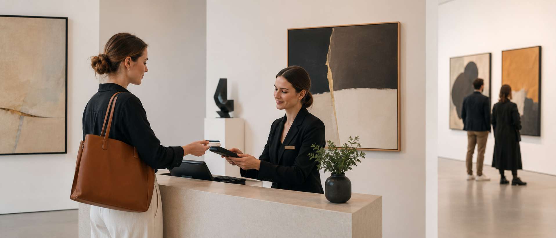 Art gallery using Facilipay for payments, ticketing and customer engagement