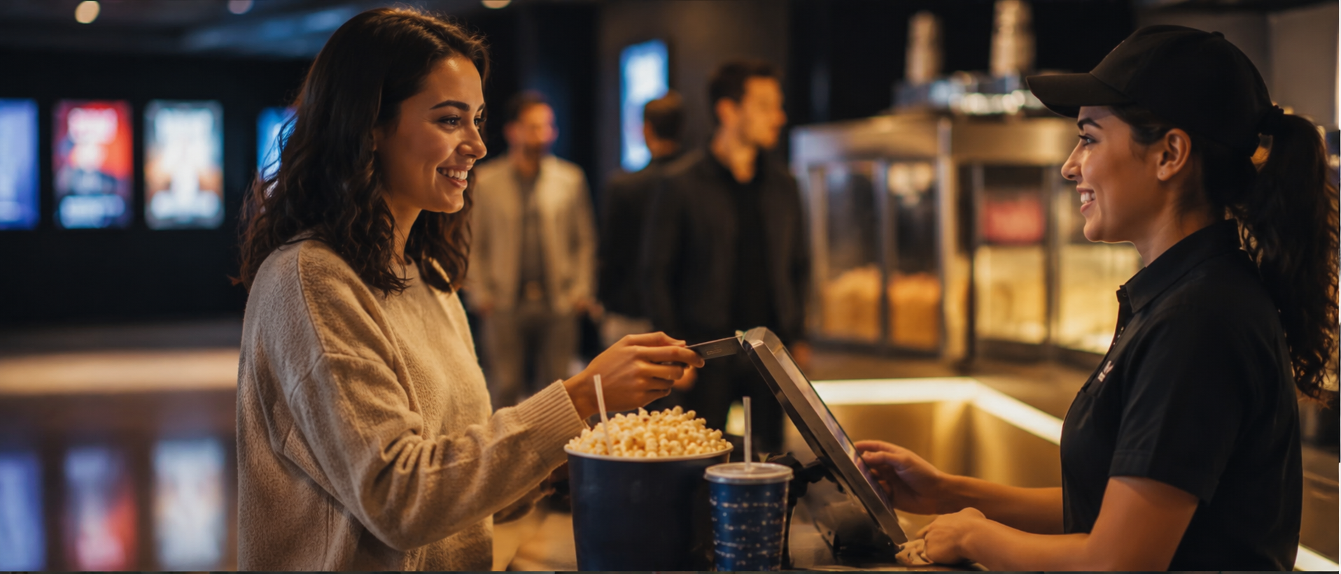 Cinema using Facilipay for ticketing, payments, kiosks and concession ordering