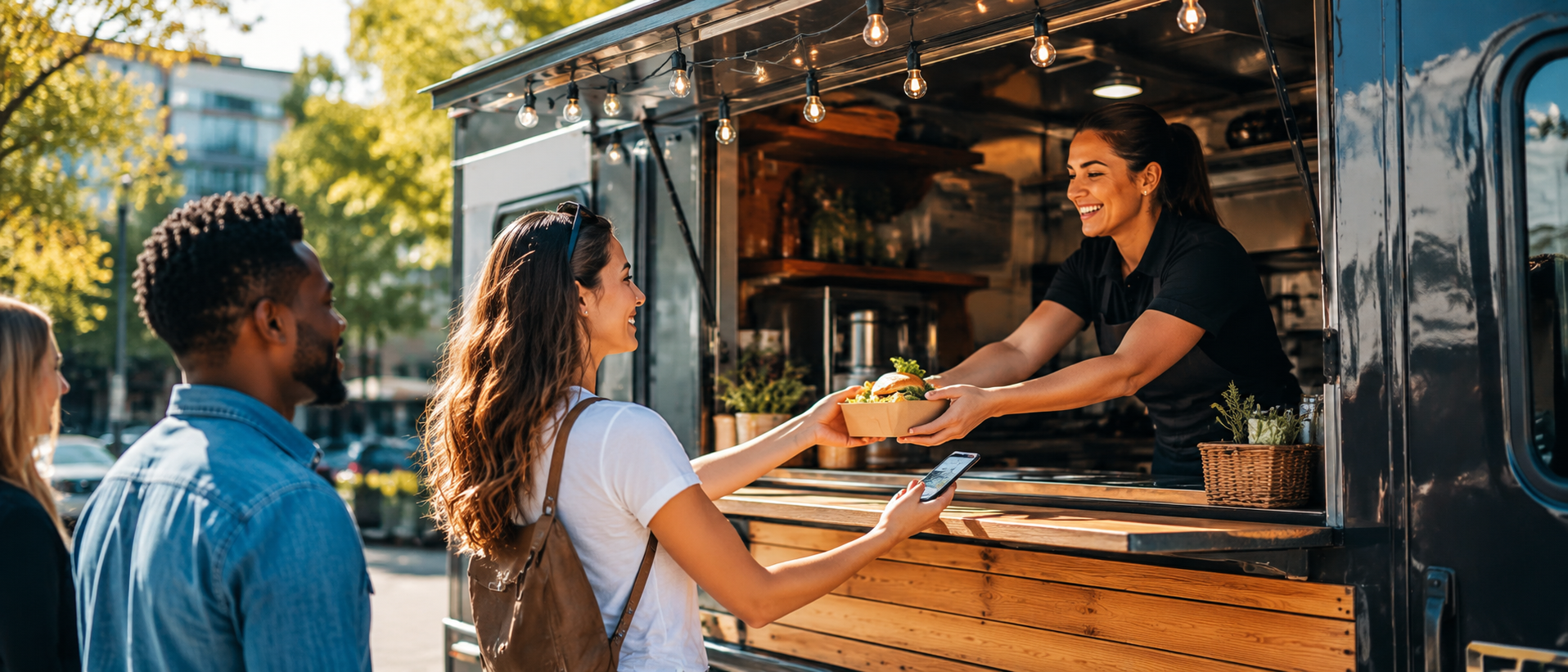 Food truck using Facilipay for payments and online ordering